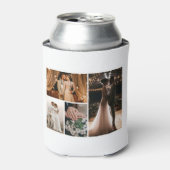独自の4つのフォトコラージュを作成 缶クーラー (缶正面)