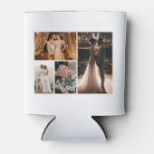 独自の4つのフォトコラージュを作成 缶クーラー (正面)