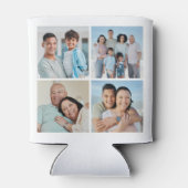 独自の4つのフォトコラージュを作成 缶クーラー (裏面)