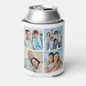 独自の4つのフォトコラージュを作成 缶クーラー (缶裏面)