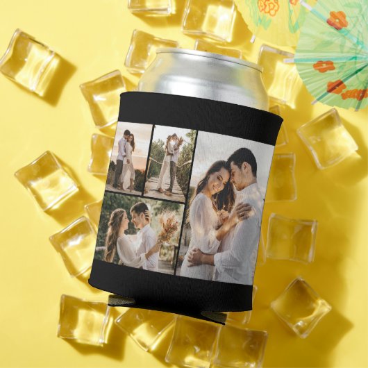 独自の4つのフォトコラージュを作成 缶クーラー (インサイチュ 夏)