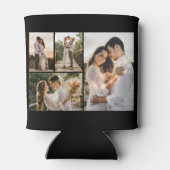 独自の4つのフォトコラージュを作成 缶クーラー (裏面)