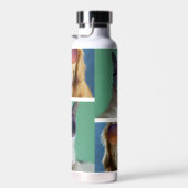 独自の4つのペットフォトコラージュを作成 ウォーターボトル (右面)