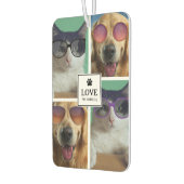 独自の4つのペットフォトコラージュを作成 カーエアーフレッシュナー (左)