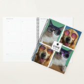 独自の4つのペットフォトコラージュを作成 プランナー手帳 (ディスプレー)