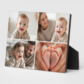 独自の4フォトコラージュかわいいベビーを作成 フォトプラーク (側面)