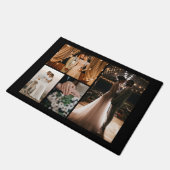 独自の4フォトコラージュのウェルカムサインを作成 ドアマット (アングル)