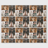 独自の4フォトコラージュ枠のポスターを作成 ラッピングペーパー (フラット)