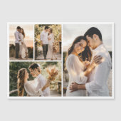 独自の4フォトコラージュ磁気カードを作成 (正面)