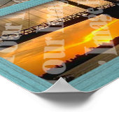 独自の4ペイン緑木枠ウィンドウを作成 ポスター (角)