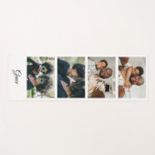 独自の4写真テンプレートカスタム作成 ヨガマット (正面(横))