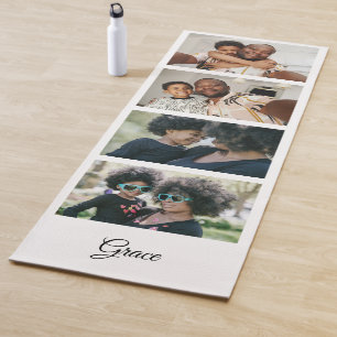 独自の4写真テンプレートカスタム作成 ヨガマット