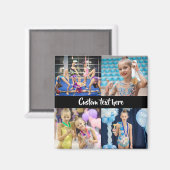 独自の4枚の写真を作成するコラージュ体操 マグネット (正面/裏面)