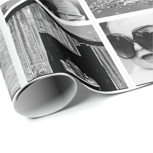 独自の42フォトコラージギフトラップを作成 ラッピングペーパー (ロールコーナー)