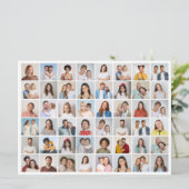 独自の48フォトコラージグリーティングを作成する カード (スタンド正面)