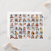 独自の48フォトコラージグリーティングを作成する カード (正面/裏面インサイチュ)