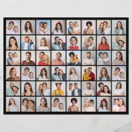 独自の48フォトコラージュを作成 チラシ