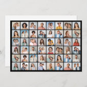 独自の48フォトコラージュを作成 ノートカード (正面/裏面)