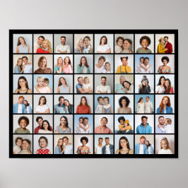 独自の48フォトコラージュを作成 ポスター