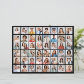 独自の48フォトコラージュ紙シートの作成 (スタンド正面)