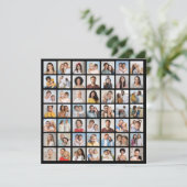 独自の49フォトコラージグリーティングを作成する カード (スタンド正面)