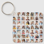 独自の49フォトコラージュを作成 キーホルダー (正面)