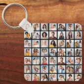 独自の49フォトコラージュを作成 キーホルダー (正面)