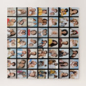 独自の49フォトコラージュを作成 ジグソーパズル (横)