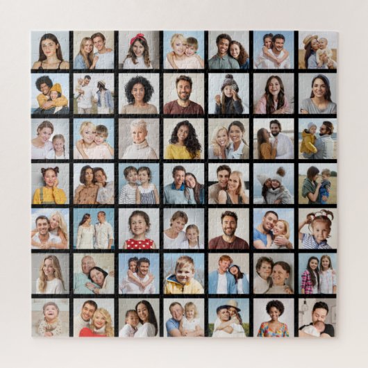 独自の49フォトコラージュを作成 ジグソーパズル (縦)