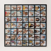 独自の49フォトコラージュを作成 ジグソーパズル (横)