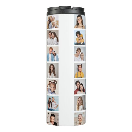 独自の49フォトコラージュを作成 タンブラー (裏面)