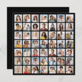 独自の49フォトコラージュを作成 ノートカード (正面/裏面)