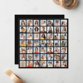 独自の49フォトコラージュを作成 ノートカード (正面/裏面インサイチュ)