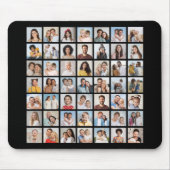 独自の49フォトコラージュを作成 マウスパッド (正面)