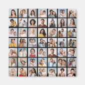 独自の49フォトコラージュを作成 マグネット (正面)