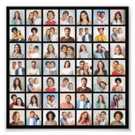 独自の49フォトコラージュ写真の拡大を作成 フォトプリント           