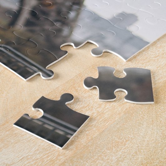 独自の4-モノグラムのPhotoコラージュを作成 ジグソーパズル (側面)