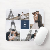 独自の4-モノグラムのPhotoコラージュを作成 マウスパッド (マウス)