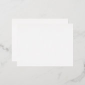 独自の4.25インチx 5.6インチフォイル招待状Postcの作成 箔招待状ポストカード (正面/裏面)