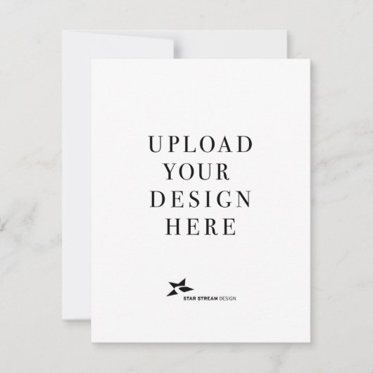 独自の4.25x5.5のポートレート招待状の作成 (正面)