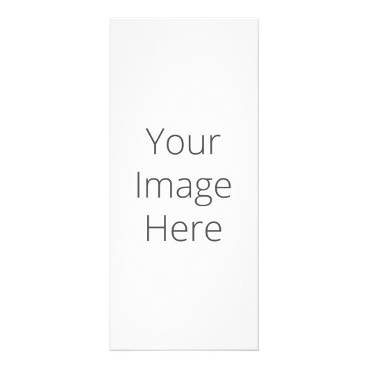 独自の4" x 9"ラックカードの作成 ラックカード (正面)