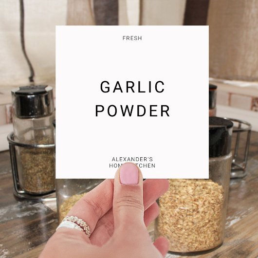 独自の4x4スパイスラベルを作成する シール