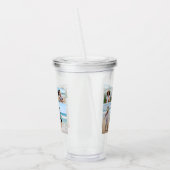 独自の5つのフォトコラージュを作成 アクリルタンブラー (左)