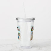 独自の5つのフォトコラージュを作成 アクリルタンブラー (左)