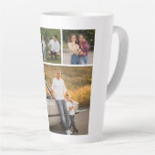 独自の5つのフォトコラージュを作成 カフェラテマグ (右アングル)