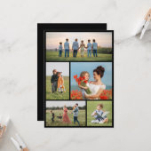 独自の5つのフォトコラージュを作成 カード (正面/裏面インサイチュ)