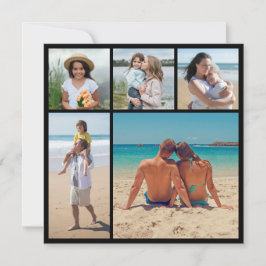 独自の5つのフォトコラージュを作成 カード