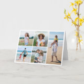独自の5つのフォトコラージュを作成 カード (黄色い花)
