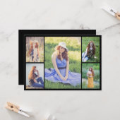 独自の5つのフォトコラージュを作成 カード (正面/裏面インサイチュ)