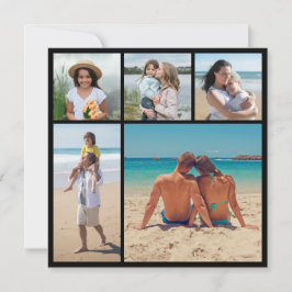 独自の5つのフォトコラージュを作成 カード